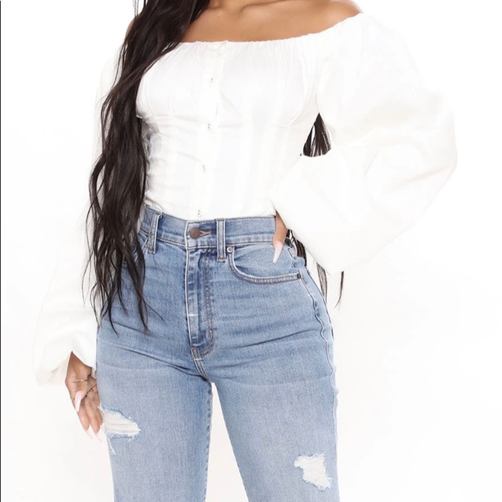 Poplin bodysuit